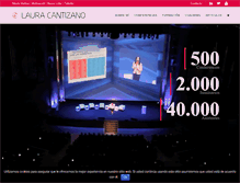 Tablet Screenshot of lauracantizano.com